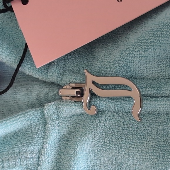 Juicy Couture 💎 Y2K Rhinestone Crystal Blue Tracksuit, Terry (Medium) - Picture 12 of 16